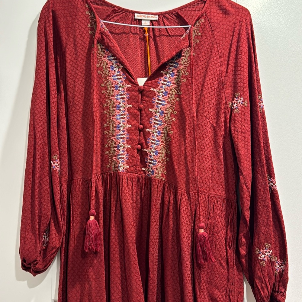 Knox Ross Maroon Dress